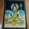 Painel de tecido Coleção Especial pintado à mão com Shiva 110cm