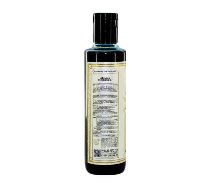 Shampoo Ayurvédico de Amla & Bhringraj da Khadi Natural 210ml