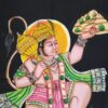 Painel de tecido Coleção Especial pintado à mão com Hanuman 85cm