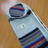 Porta mat indiano para tapete de Yoga 100% Hemp fibra natural Azul