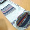 Porta mat indiano para tapete de Yoga 100% Hemp fibra natural Azul