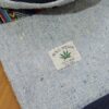 Porta mat indiano para tapete de Yoga 100% Hemp fibra natural Azul