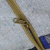 Porta mat indiano para tapete de Yoga 100% Hemp fibra natural Azul