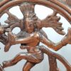Estátua do Deus Shiva Nataraja em ferro 30 cm