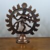 Estátua do Deus Shiva Nataraja em ferro 30 cm