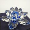 flor de lotus em cristal azul