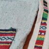 Porta mat indiano para tapete de Yoga 100% Hemp fibra natural azul II