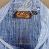 Kurta de algodão (bata masculina longa) azul