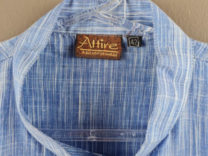 Kurta de algodão (bata masculina longa) azul