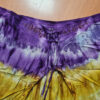 Calça indiana feminina com técnica Tie Dye tricolor