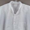 Bata indiana masculina de algodão branco