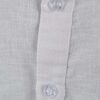 Bata indiana masculina de algodão branco