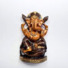 estátua indiana de Ganesha esculpido em madeira