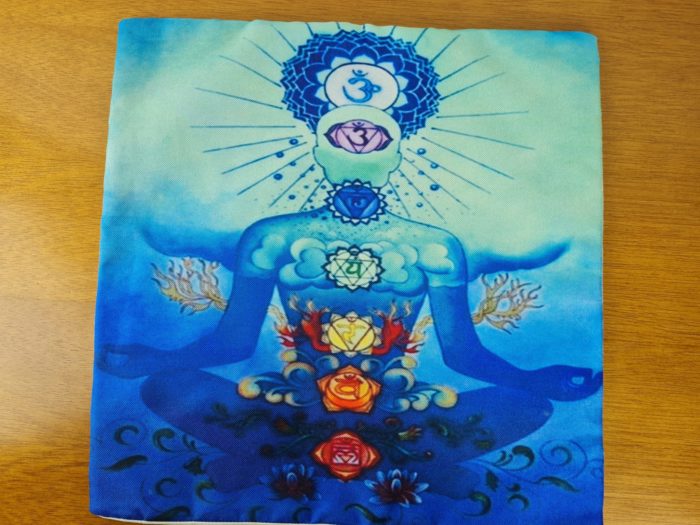 capa de almofada indiana 7 chakras