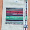 Porta mat indiano para tapete de Yoga 100% Hemp fibra natural azul III