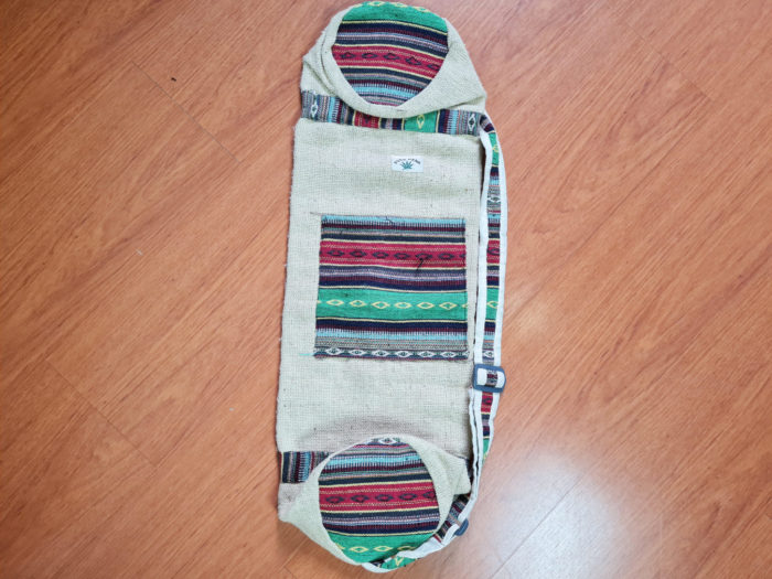 porta mat yoga da Índia com tecido de cânhamo