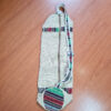 Porta mat indiano para tapete de Yoga 100% Hemp fibra natural azul III