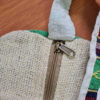 Porta mat indiano para tapete de Yoga 100% Hemp fibra natural azul III