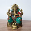 Ganesha mosaico de pedras naturais