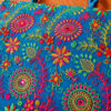 20210703_120420 Bolsa indiana de tecido retangular com bordado flora Azul e color