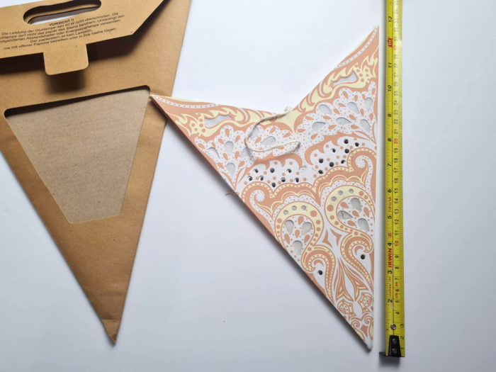 Estrela de papel para decoração de festa Diwali