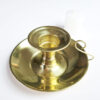 20210923_104943 Castiçal à vela dourado design vintage