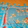 20211019_154526 Cortina de sari indiana estampa floral azul e vermelho