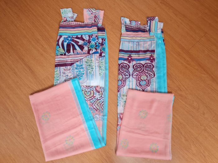 cortinas de sari indiano