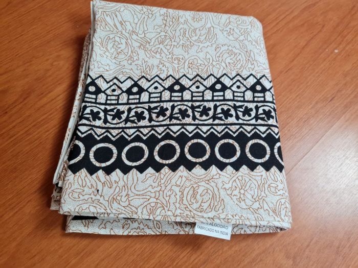 Panô indiano de algodão estampa de Coruja e mandalas 2,30m