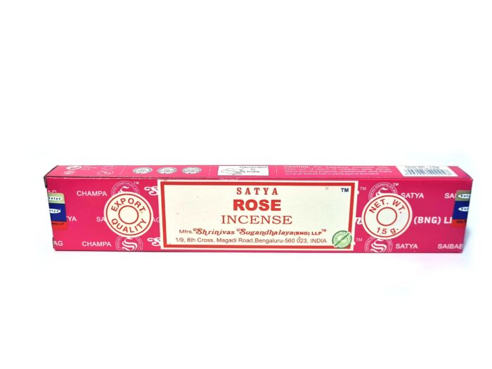 Incensos da Satya Natural aroma Rose