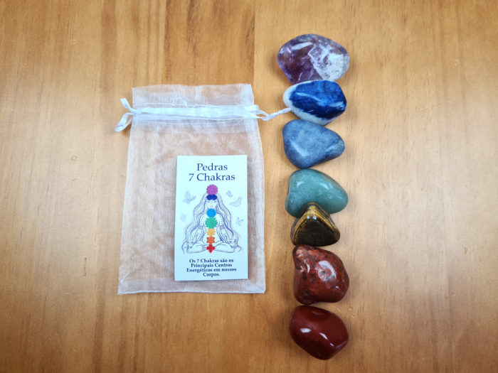 Kit 7 cristais dos chakras