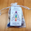 Kit com cristais dos 7 chakras para equilíbrio do corpo e mente