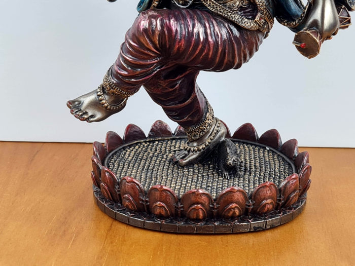 Estátua de Deus Ganesha dançando em pé 21cm by Veronese Design