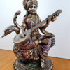 Estátua de Deusa Saraswati e o Cisne 20cm by Veronese Design