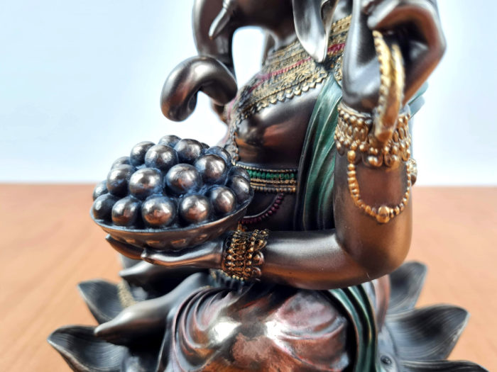 Estátua de Deus Ganesha 25cm by Veronese Design