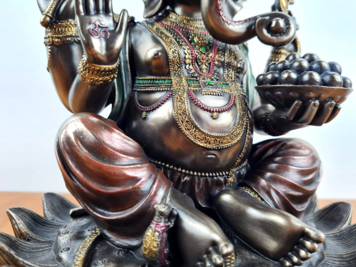 Estátua de Deus Ganesha 25cm by Veronese Design