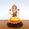 estátua da Deus Lakshmi em resina pintado a mão 11cm