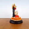 Lakshmi em estátua resinada colorida 11cm