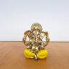 Ganesha de resina miniatura dourado 5cm