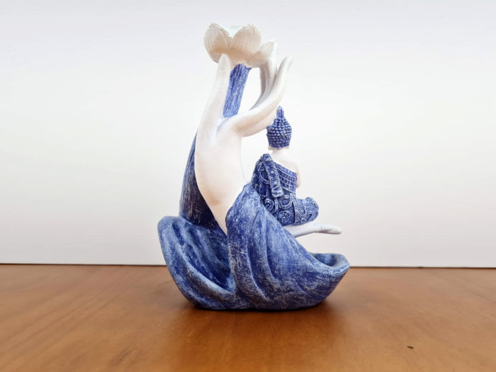 Incensário cascata de Buda hindu 15cm