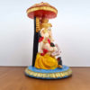 Estátua de Deus Ganesha colorida 18cm