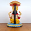 Estátua de Deus Ganesha colorida 18cm