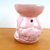 Rechaud Difusor a base de vela com elefantes Rosa