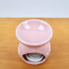 Rechaud Difusor a base de vela com elefantes Rosa