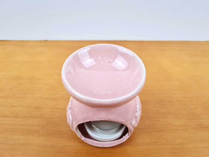Rechaud Difusor a base de vela com elefantes Rosa