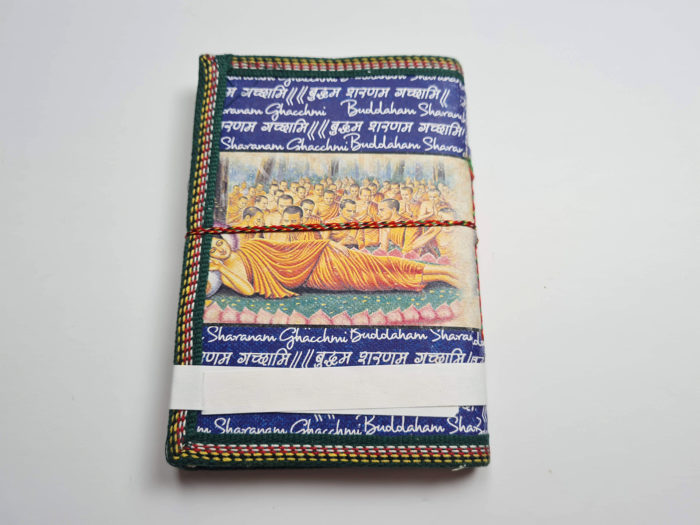 20220317_193535 Caderno indiano artesanal estampa de Buda