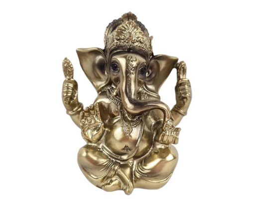 Ganesha bronzeado decorativo 11cm