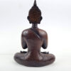 Estátua de Buda tailandês resina pintura amadeirada 24cm