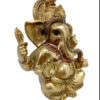Ganesha bronzeado decorativo 11cm (1) Ganesha bronzeado decorativo 11cm perfil