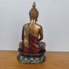 20220503_142424 Estátua de Buda tailandês pintura especial vinho e dourado 24cm